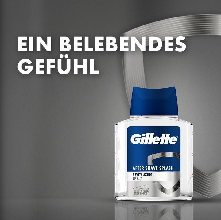 Actual product image Gillette After Shave Splash Revitalizing Sea Mist (Aftershave lotion, 100 ml)