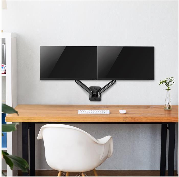 Produktbild LogiLink BP0146 Dual Monitorius Wandhalterung 17-32 Zoll Gasfeder 90-540 mm (Wand, 32")