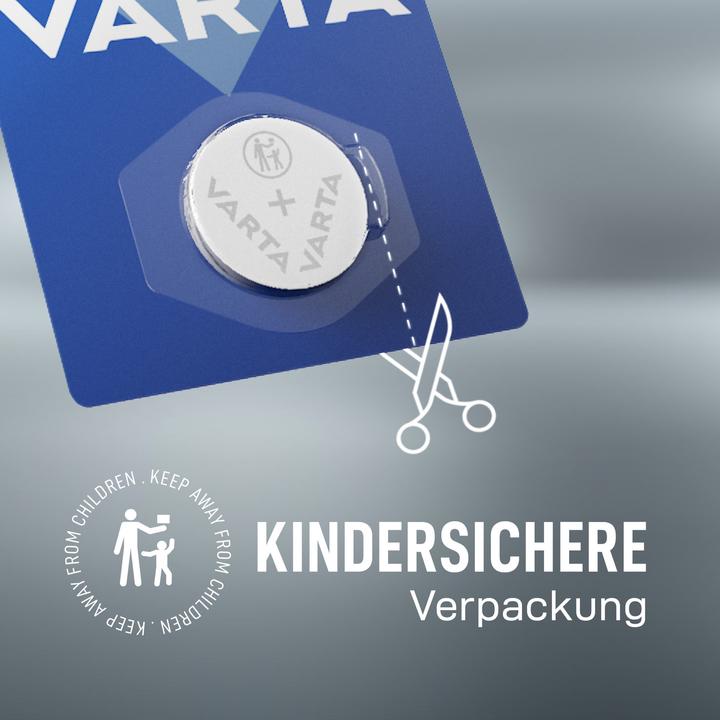 Produktbild Varta Batterie Knopfzelle CR2450 3V 570mAh Lithium 4St. (4 Stk., CR2450, 570 mAh)