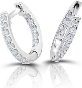 Modesi Charming silver round earrings M23078