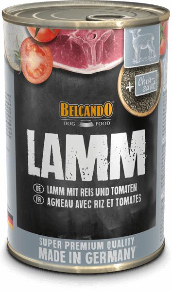 Produktbild Belcando Super Premium Lamm mit Reis & Tomate (Adult, 12 Stk., 800 g)