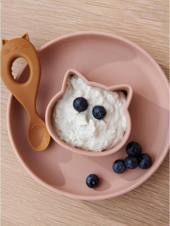 Image du produit Liewood Ensemble de bols en silicone Gordon M. Caramel - Oat