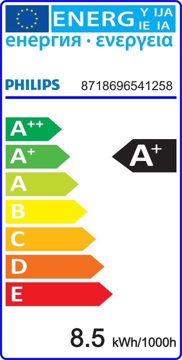 Energy Label Philips Professional CorePro (G24d-3, 8.50 W, 950 lm, 1 x, A)