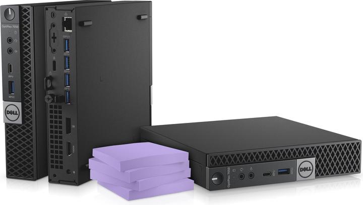 Produktbild Dell OptiPlex 7050 MFF (Intel Core i5-7500T, 8 GB, 128 GB)