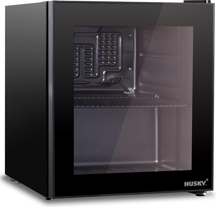 Produktbild Husky KK50BKCNS-BK-HU - Mini Koelkast - Glazen deur