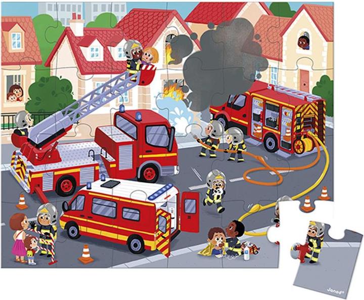 Image du produit Janod Puzzle Pompiers 24pcs (24 pièces)