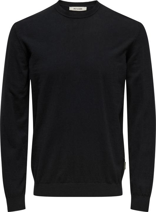 Only & Sons Normal geschnitten Rundhalsausschnitt Pullover Strickpullover (L)