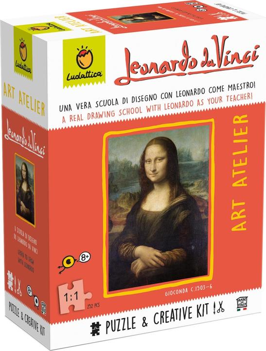 Image du produit Ludattica Art Games - Atelier Leonardo Da Vinci (252 pièces)