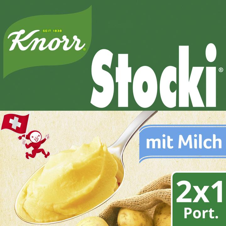 Image du produit Knorr Stocki Purée de pommes de terre suisses au lait (86 g)