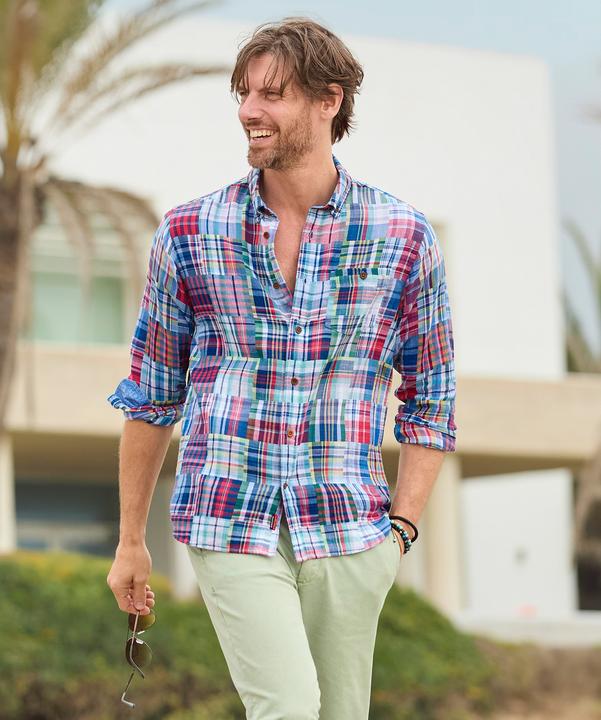 Actual product image Joe Browns Casual Mixed Check Long Sleeve Shirt (S)