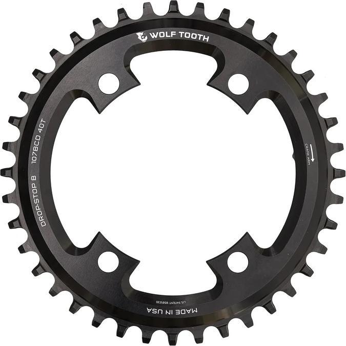 Produktbild Wolf Tooth Kettenblatt, SRAM,107 BCD, 38 Z., black (38)