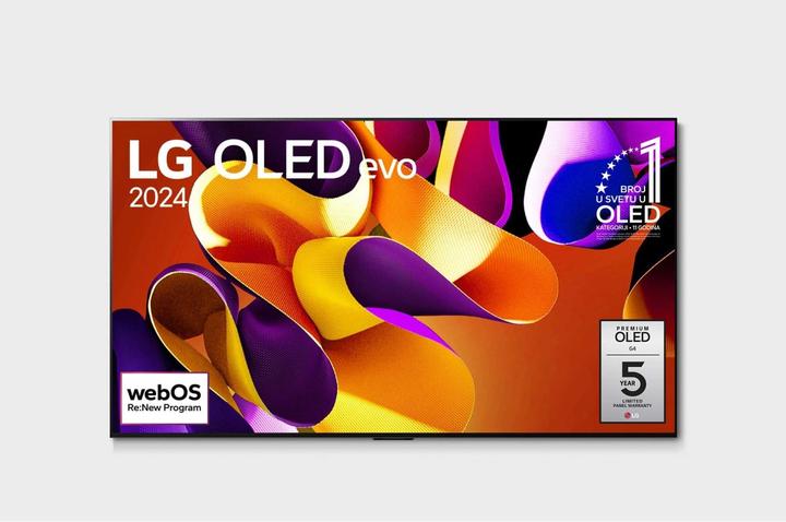 Actual product image LG OLED65G42LW (65", G4, OLED, 4K, 2024)