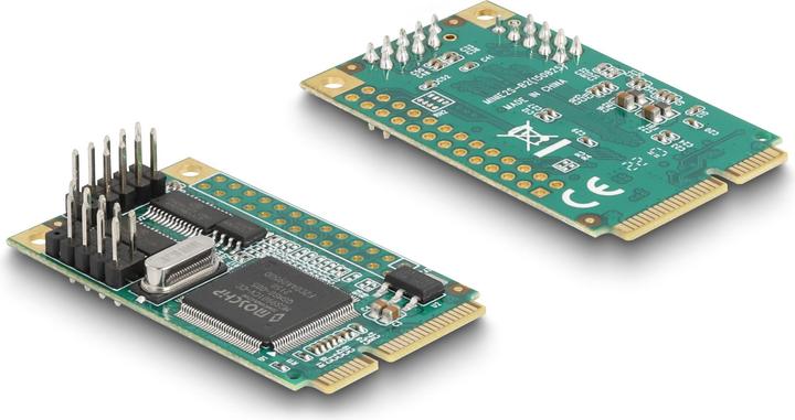 Produktbild Delock Mini PCIe Karte full size zu 2 x Seriell RS-232 D-Sub 9 Pin