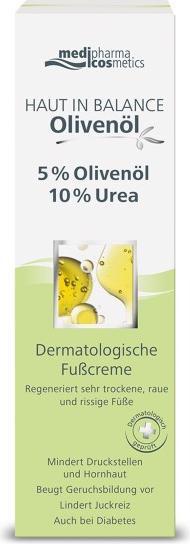 Image du produit Dr. Theiss Peau en équilibre Huile d'olive Crème pour les pieds 5%Huile d'olive 10%Urea, 100 ml CRE (Crème et gel pour les pieds, 100 ml)