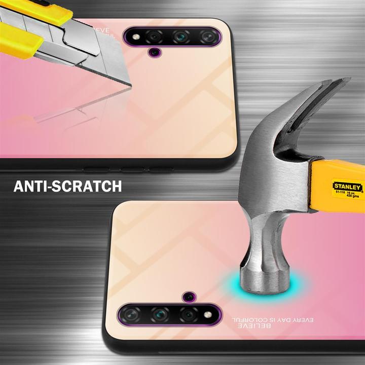 Immagine prodotto Cadorabo Copertura in vetro TPU 2 colori (TCL 20S, Huawei Nova 5T, K20)