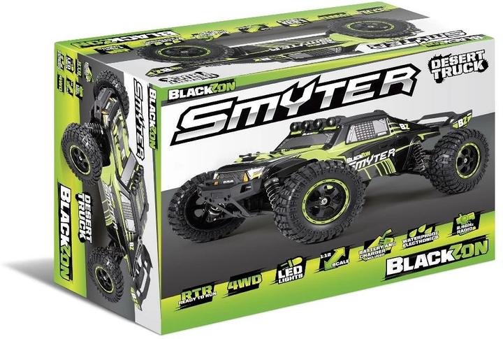 Actual product image Blackzon Smyter DT 1/12 4WD Electric Desert Truck - Green (RTR Ready-to-Run)