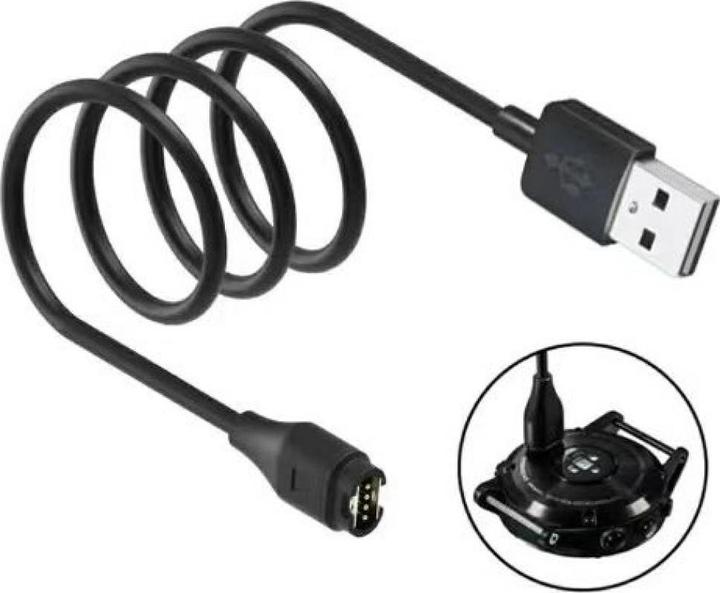 Beline Cable USB-A for Charging Garmin Watches 1m black