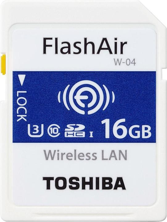 Toshiba FlashAir (16 Go, SDHC, U3, UHS-I)