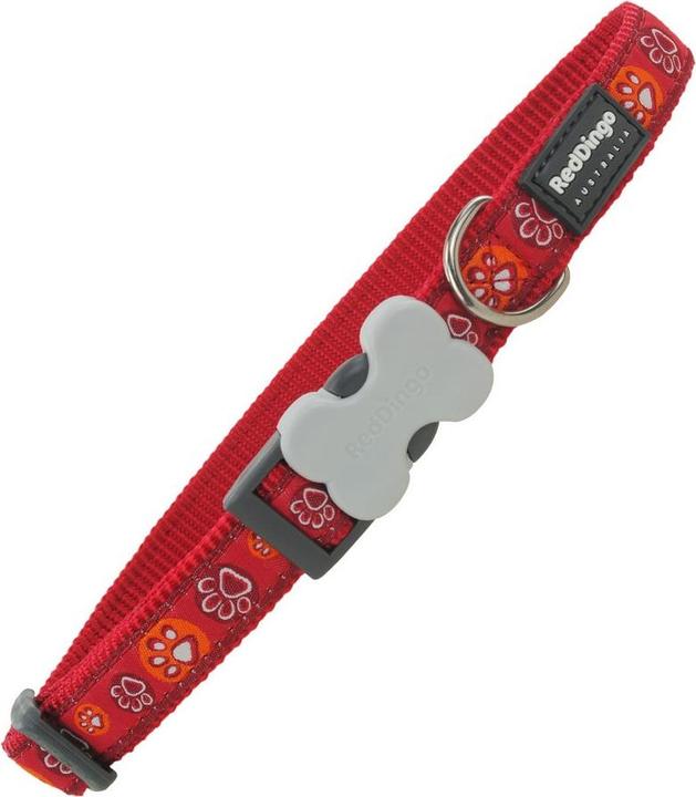 Produktbild Red Dingo Hundehalsband 20-32 cm Fussabdruck eines Tieres (Hund, Hundesport)