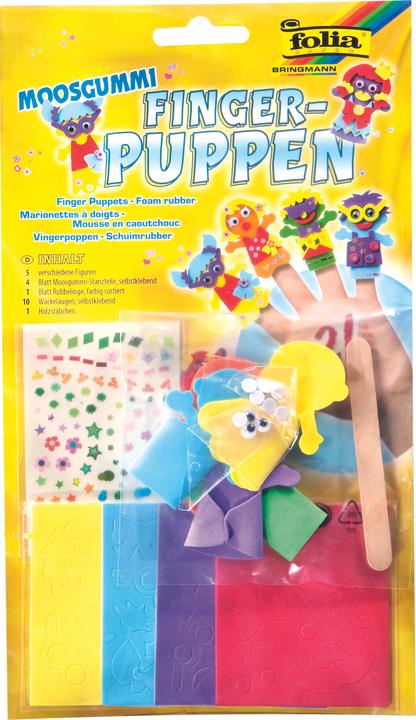 Immagine prodotto Folia Marionette da dito in gommapiuma BAMBINI