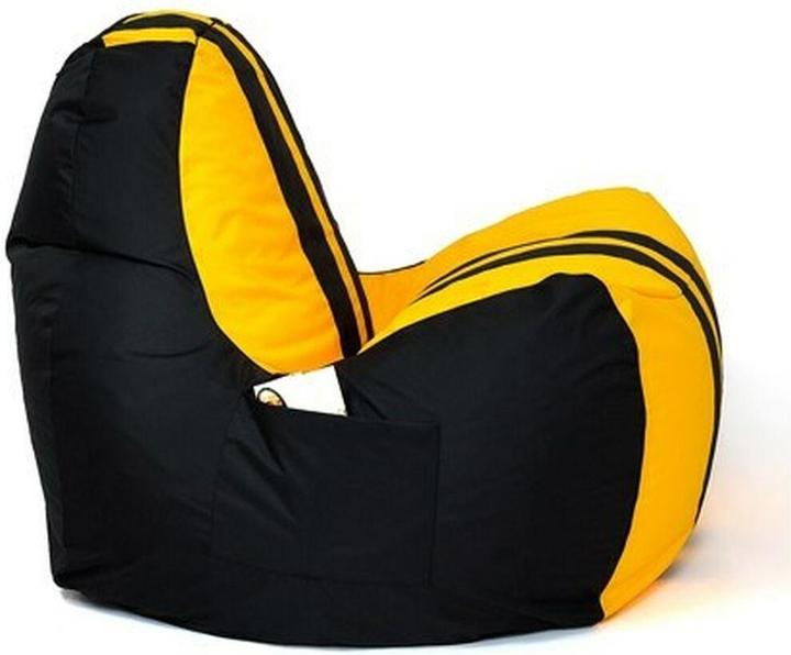 Produktbild Go Gift Sako Tasche pouffe Ferrari schwarz-gelb XXL 140 x 100 cm