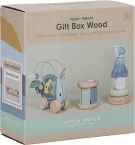Actual product image Little Dutch Gift set wood FSC Forest Friends