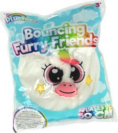 Actual product image Pluchiez Ball Bouncing Hugging Unicorn
