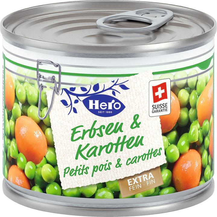 Hero Erbsen/Karotten extra fein (210 g)