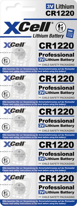 Etichetta energetica Hückmann Pila a bottone al litio da 3V (5 pz., CR1220)