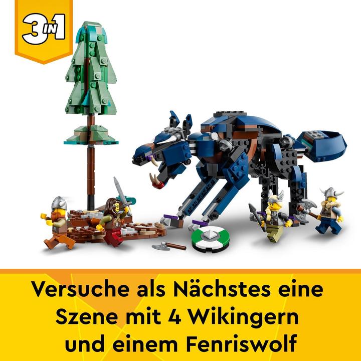 Produktbild LEGO Wikingerschiff mit Midgardschlange (31132, LEGO Creator 3-in-1)