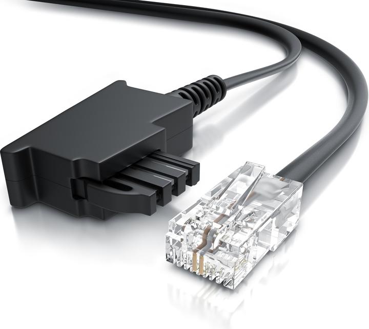 Produktbild CSL Internet Kabel, Routerkabel, Telefonkabel, TAE-F Stecker auf RJ45 Stecker, Router an die Telefondose