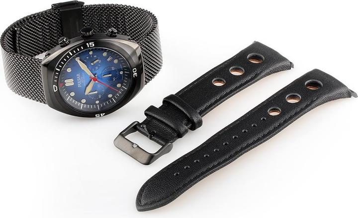 Immagine prodotto Pulsar Cronografo Lorus PT3951X2 con bracciale secondi 42 mm 10 ATM (Cronografo, 42 mm)