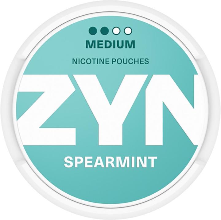 Actual product image Zyn Spearmint Slim Medium (Nicotine Pouches, 6.50 mg)