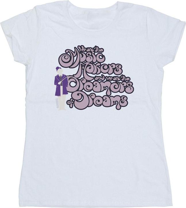 Immagine prodotto Willy Wonka & the Chocolate Factory Dreamers Text Maglietta Donna (XL)