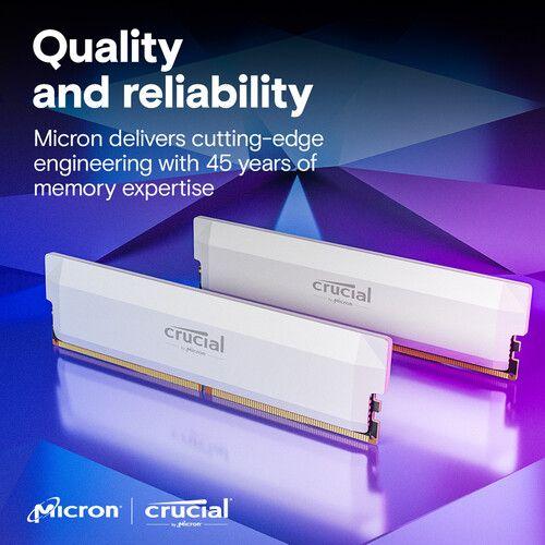 Produktbild Crucial CP2K16G64C38U5W (2 x 16GB, 0.01 MHz, DDR5-RAM, U-DIMM)