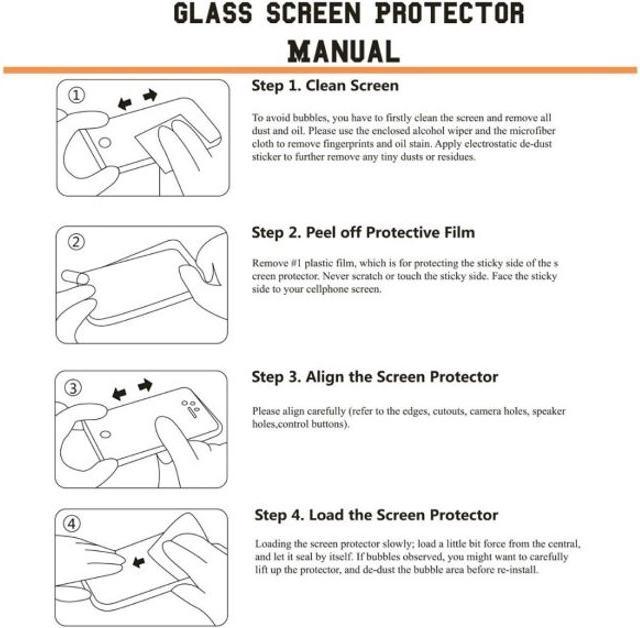 Actual product image Enkay Protective glass screen protector (1 Piece, Honor 10)