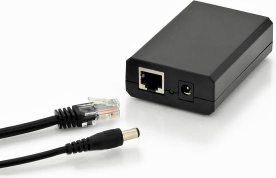Image du produit Digitus Gigabit PoE af Splitter10/100/1000Mbps 12W Entrée 802,3af Sortie 5V/2A 9V/1,5A 12V/1A Plastique... (2 Ports)