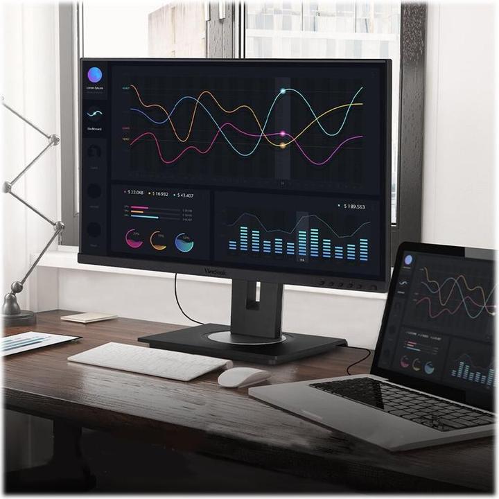 Produktbild Viewsonic VG2756-4K 68,6cm 27Zoll 16:9 UHD 3840x2160 Frameless SuperClear IPS LED Monitor with 5ms (3840 x 2160 Pixel, 27")