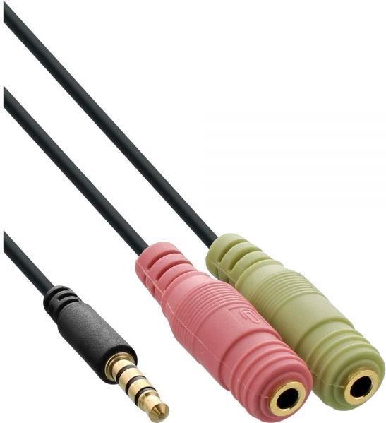 Immagine prodotto InLine Cavo adattatore per cuffie audio (2 m, Connettore da 3,5 mm (AUX))