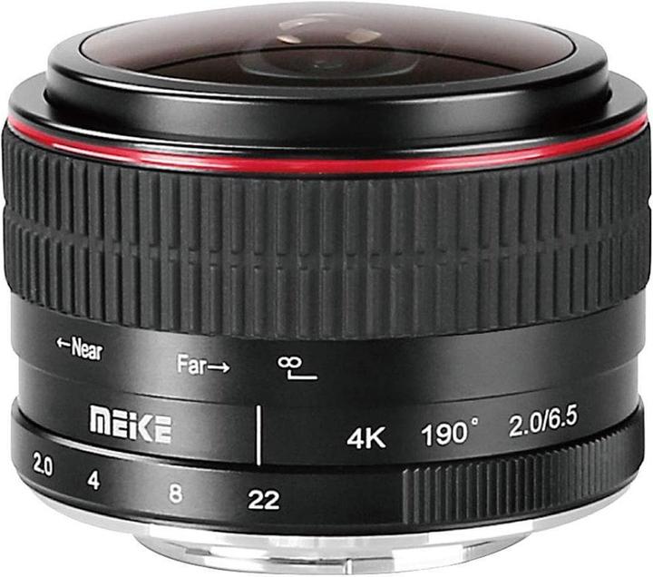 Image du produit Meike 6.5mm f/2-22 MFT (Micro Four Thirds, APS-C / DX)