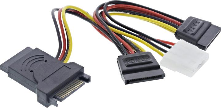 Actual product image InLine Molex - SATA x4, 0.15 m, multi-coloured (29682)