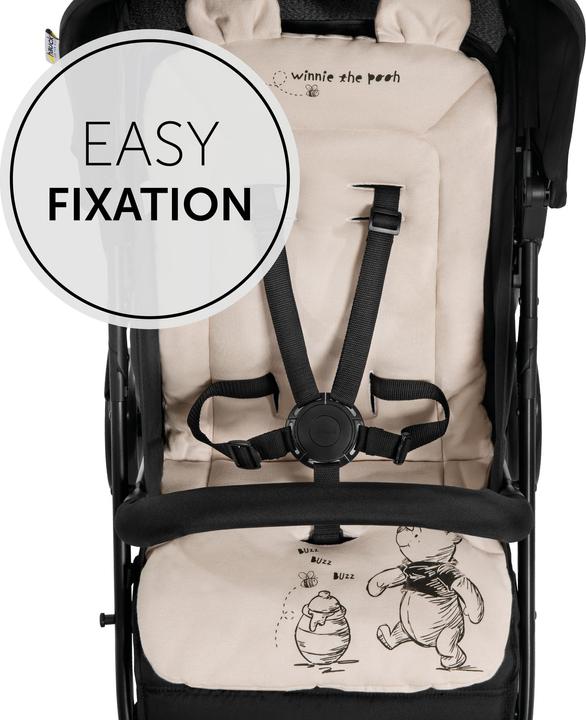 Actual product image Hauck Pushchair Seat Liner Winnie the Pooh Beige