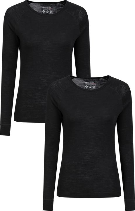 Mountain Warehouse Base Layer Oberteil Rundhalsausschnitt (2erPack)