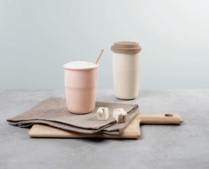 Actual product image ASA Selection ASA cup & go thermo mug cream lid brown 0.2 l (0.20 l)