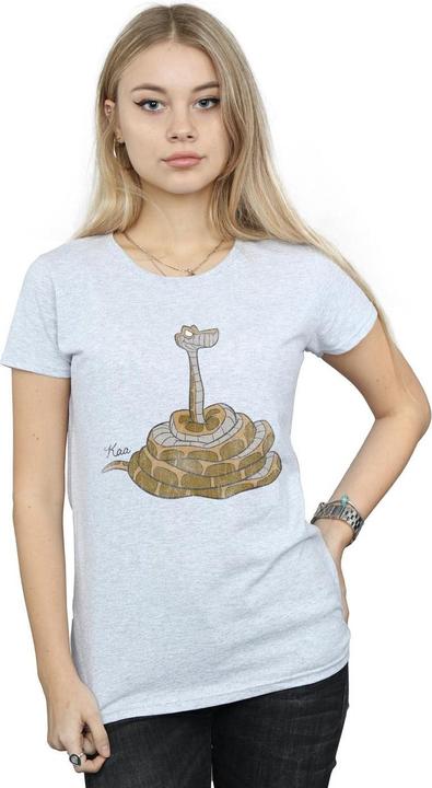 Actual product image Disney Womens/Ladies The Jungle Book Classic Kaa Cotton T-Shirt (M)