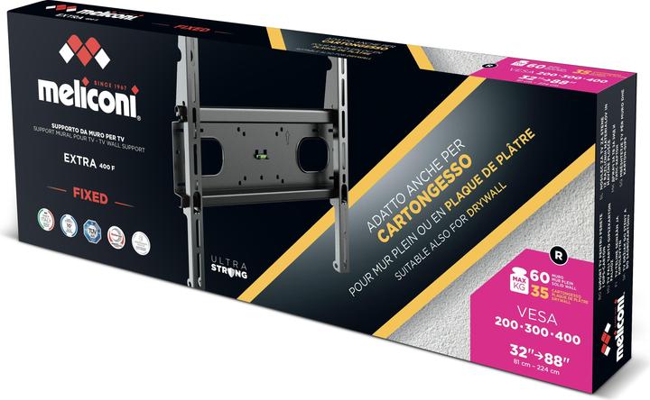 Actual product image Meliconi Vesa TV Wall Bracket (Wall, 88", 60 kg)