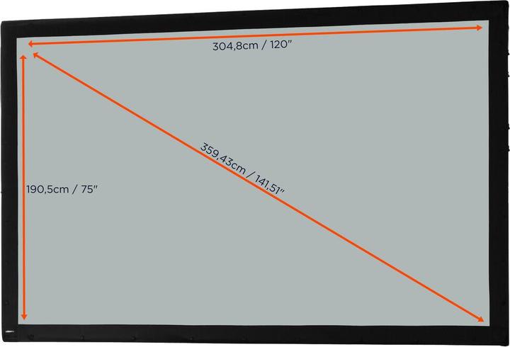 Image du produit Celexon Mobile Expert Business Format - Écran de projection - arrière - 359 cm (141") (141.34", 16:10)