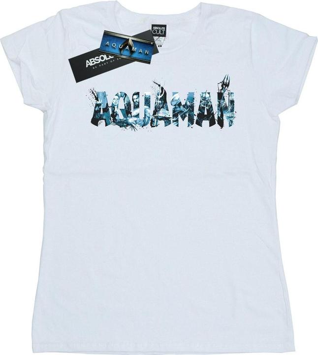 Produktbild Aquaman Text Logo TShirt (XL)