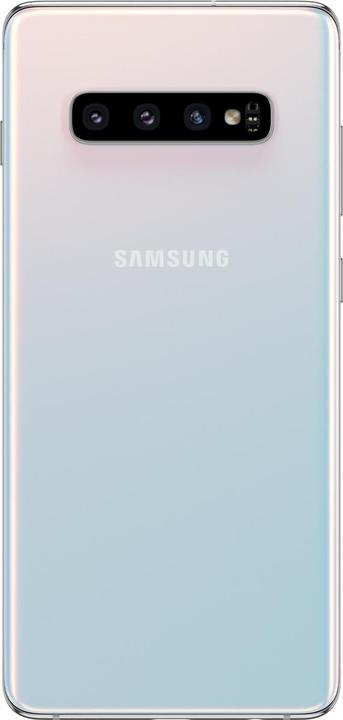 Produktbild Samsung Galaxy S10+ (128 GB, Prism White, 6.40", Hybrid Dual SIM, 16 Mpx, 4G)