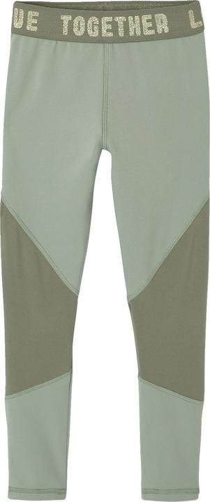 Vertbaudet Mädchen Sport-Set: Sweatshirt mit goldener Schrift und Recycling-Polyester & Leggings